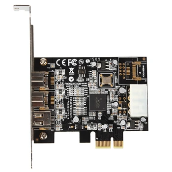 PCI Express 3 Uoste Video Capture Card Firewire 1394B & kai 1394a Pcie 1.1 X1 Kortelės TI XIO2213B Lustų rinkinys