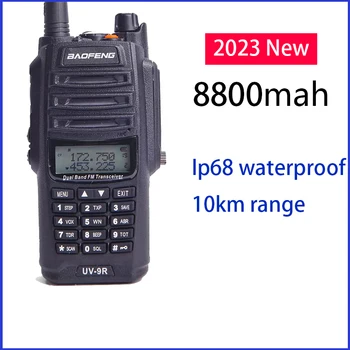 2023 Naujas Baofeng 9R plius Atnaujinti uv9r 10km 20km walkie talkie 10W hf transiveris vhf uhf kumpis radijo ilgo nuotolio CB radijo stotis