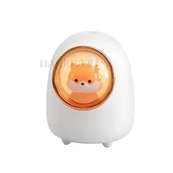 350ML Oro Drėkintuvas Cute Kačių Ultra-Silent USB Aromato eterinis Aliejus Difuzoriaus Office Automobilių Humidificador Oro Valytuvas Rūkas Maker