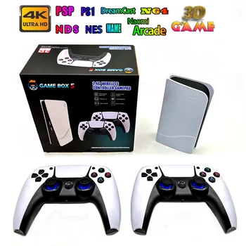 40000 Žaidimai P5 Plius Vaizdo Žaidimų Konsolės 4K HD PSP S905 Chip Nostalgiškas Vaizdo Žaidimas Consolem TV Box 3D Žaisti HDMI 2.4 G Bevielio