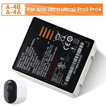 4800mAh 3.85 V Įkrovimo Baterija (akumuliatorius A-4B A-4A Už Arlo Ultra 2 Pro Pro 3 4 Kameros Baterija