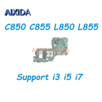 AIXIDA V000275560 V000275490 6050A2541801-MB-A02, Skirtas TOSHIBA Satellite C850 C855 L850 L855 Nešiojamas Plokštė HM76 Mainboard