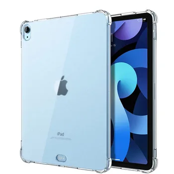 Atsparus smūgiams Skaidrus Aišku, TPU Case For iPad Pro 2020 m. 2021 m. 2018 12.9