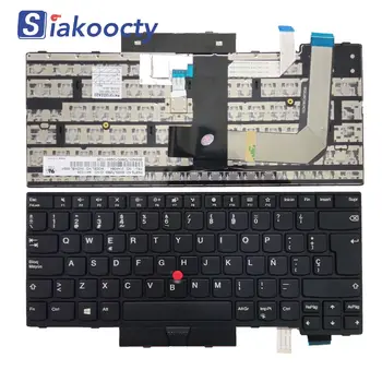 Didmeninė nešiojamas vidaus klaviatūra Lenovo Thinkpad T470 T480 A475 A485 Teclado SP ispanijos Teclado Juoda