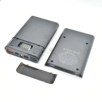 Dual USB 5V 4x18650 Galia Banko Baterija, Dėžutė C Tipo PD Greitai, Mobiliojo Telefono Įkroviklį 