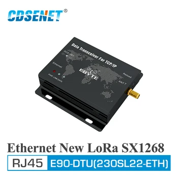 E90-DTU(230SL22-ETH) SX1268 RJ45 Ethernet Naujas LoRa 230MHz Ethernet Belaidžio Modemo Skaidrus Perdavimo Modulis