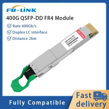 FB-LINK 400G QSFP-DD LC Duplex SMF siuntimo ir priėmimo Modulis CWDM 2KM FR4 suderinama su 