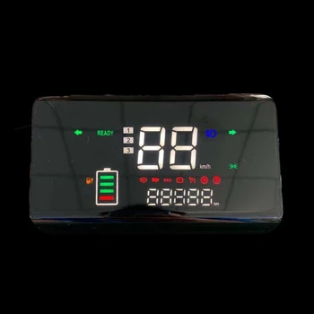 Juodos spalvos E-Dviratis Elektrinis Maždaug 26Cm 48-72V Ebike LCD Ekranas Ebike Ekranas visiškai Nauja, Ilgaamžė Aukštos kokybės Medžiagų,