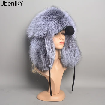 Naujas Purus Sovietų Skrybėlę Nekilnojamojo Lapės Kailiniai Skrybėlės Moteris Žiemą 