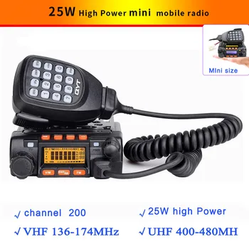 QYT KT-8900 25W Didelės Galios Dual band 136-174&400-480MHz Mini judriojo Radijo Mėgėjų walkie talkie UV radijo stotelė