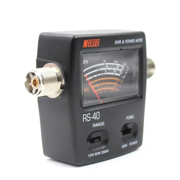 RS-40 SWR/Vatmetrą NISSEI 125-525MHz UHF/VHF M Tipo Jungtis TYT Kenwood Baofeng LED Ekranas Radijo Energijos Skaitiklis