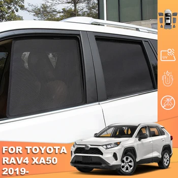 Toyota RAV4 XA50 2018-2023 Rav 4 Magnetiniai Automobilių skėtį nuo saulės Skydas Priekiniai priekinio, galinio Stiklo Užuolaida Galinio Galinio Šoninio Lango Saulė Pavėsyje Skydelis