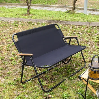 Twin lauko sulankstomoji kėdė nešiojamų kvėpuojantis oxford medžiaga