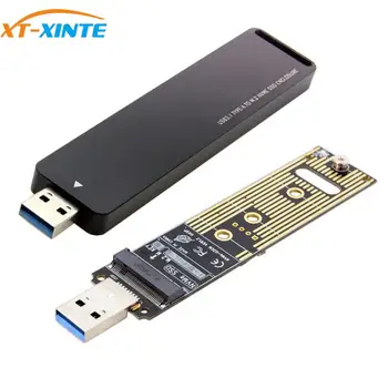 USB 3.0 M-key M. 2 SSD Išorės PCBA Conveter Adapterio plokštę Flash Disko Tipas Nvme m2 Klavišą M 80mm SSD Talpyklos Atveju