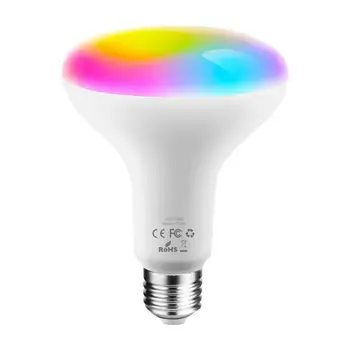 WiFi Balso Kontrolės 10W RGB Energijos Taupymo Tamsos LED Lemputė Spalvotų Smart Lemputes E27/E26/B22 Lempos Suderinama su 