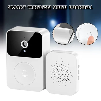 X9 Belaidžio Smart Video doorbell, 2-Way Audio Lankytojų Momentinė Naktinio Matymo Saugos Kamera, Domofonas doorbell Nuotolinių išteklių Saugyklos